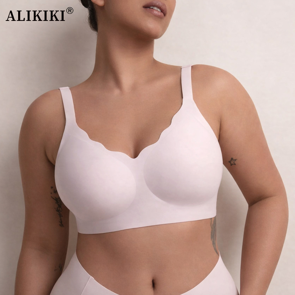 T Shirt Bra Seamless - Seamless Wireless Supportive Bra Push Up