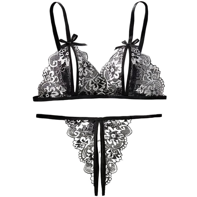 Black Hot Crotchless Sexy Wome - Sheer Bra Lace recensione e prezzo