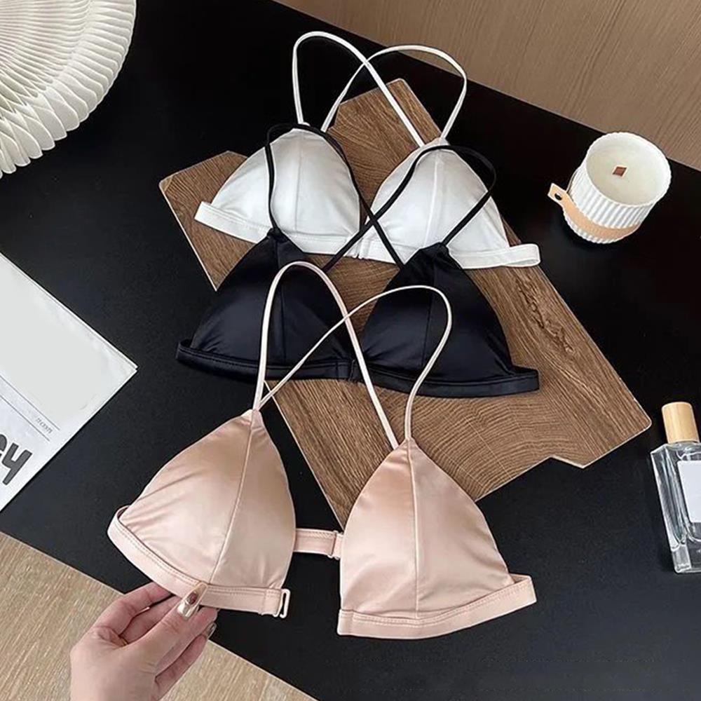 Sexy Satin Front Closure Bras  - Underwire Bra Padded recensione e prezzo
