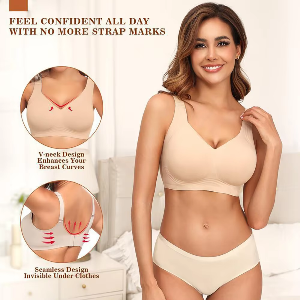 Women Seamless Wireless Suppor - T Shirt Bra Seamless recensione e prezzo