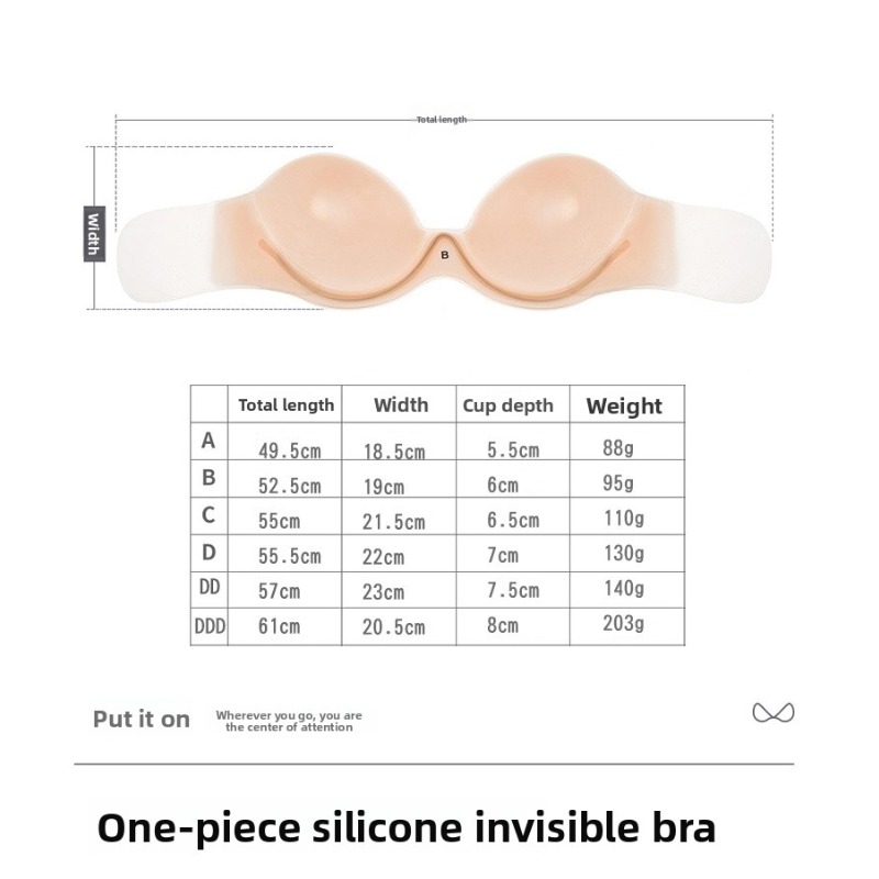 Strapless Silicone Adhesive Br - Push Up Bra Silicone recensione e prezzo