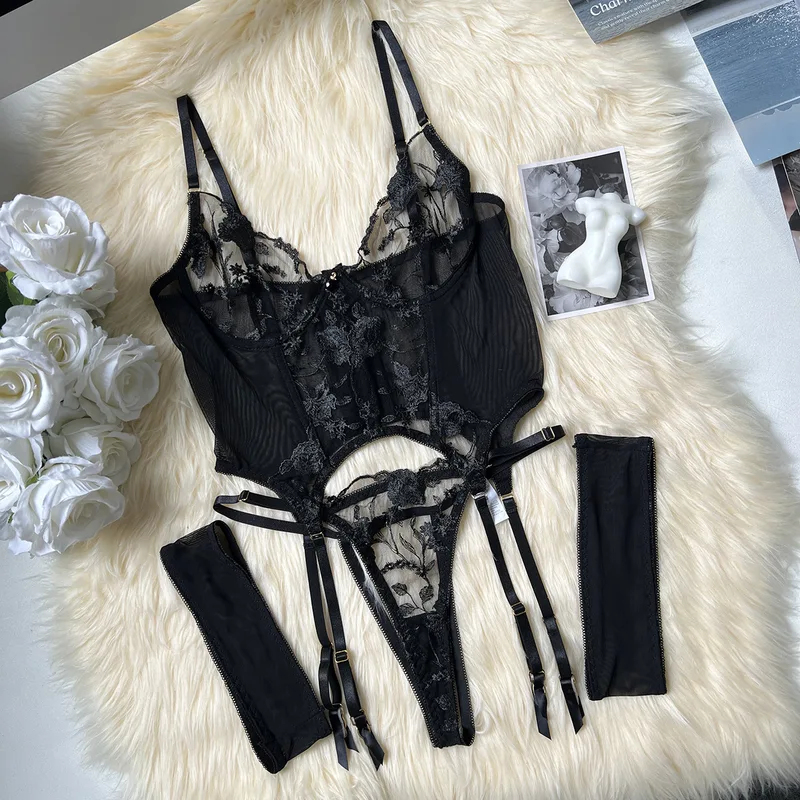 Lace Corset Sexy Sheer Mesh Br - Sheer Mesh Bra recensione e prezzo