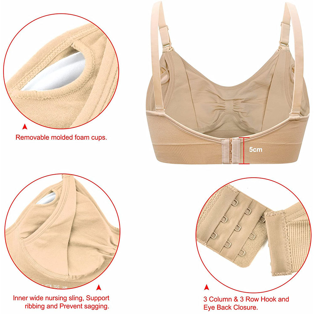 Womens Maternity  Nursing Bra  - Nursing Bra Clip recensione e prezzo
