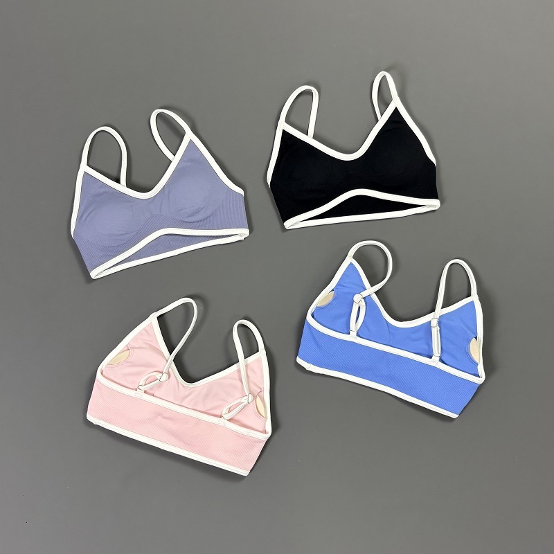 Women Contrastline Yoga Bra V  - Sports Bra Racerback recensione e prezzo