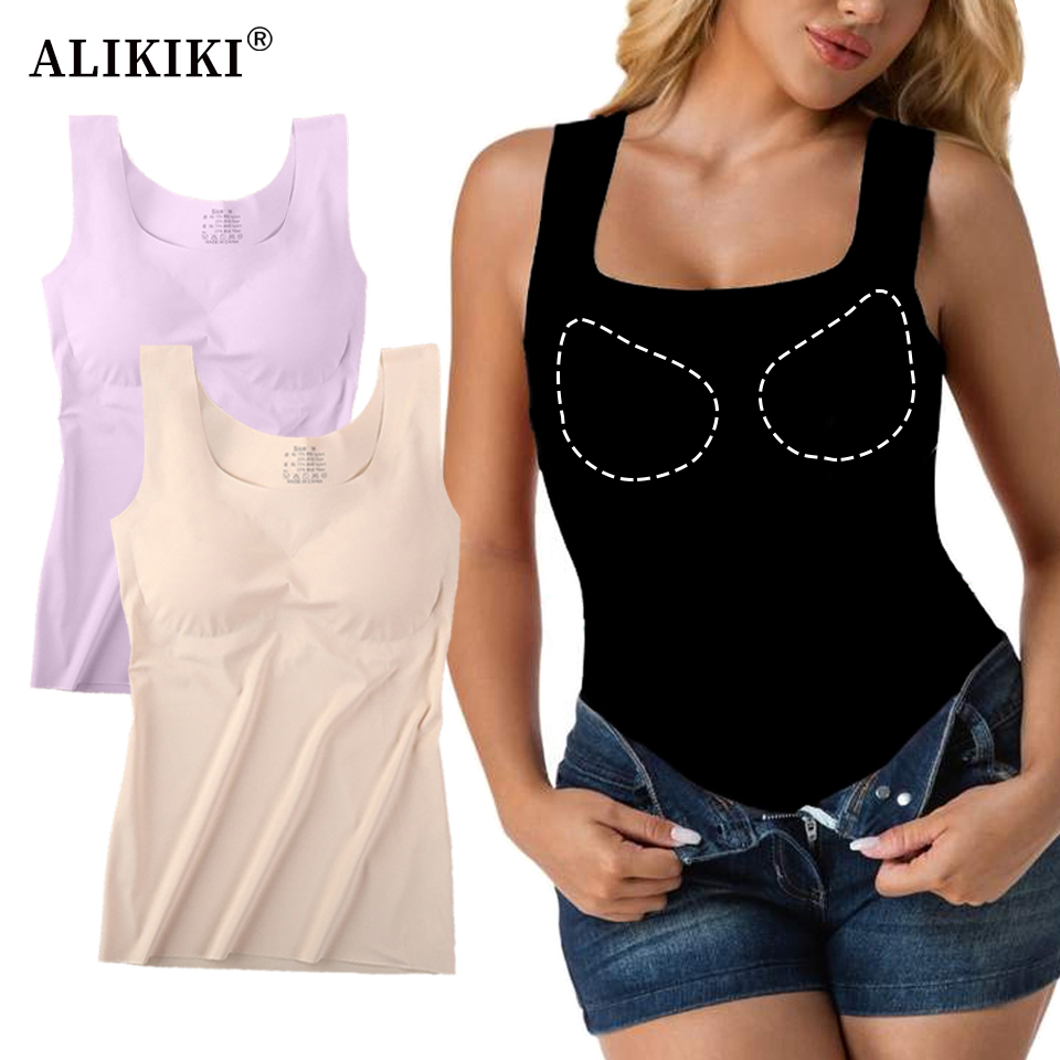 Ice Silk Wireless Push Up Tank - T Shirt Bra Seamless recensione e prezzo