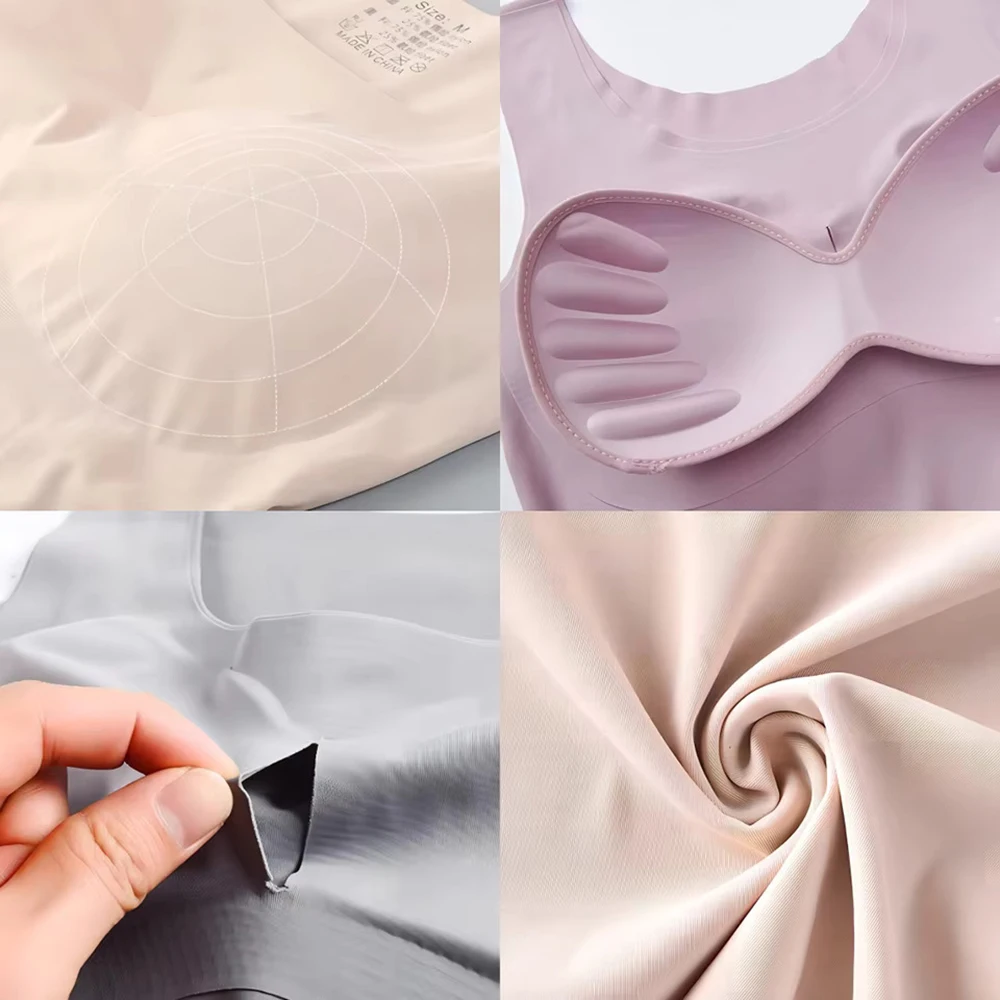 Ice Silk Wireless Push Up Tank - T Shirt Bra Seamless recensione e prezzo