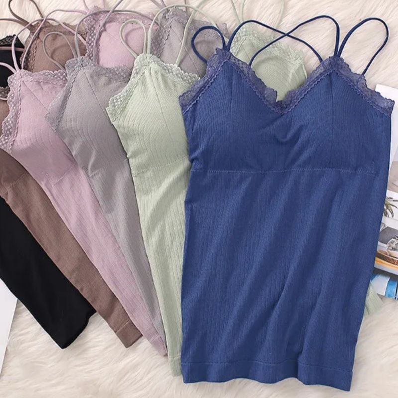 Women Padded Tank Top Seamless - T Shirt Bra Seamless recensione e prezzo