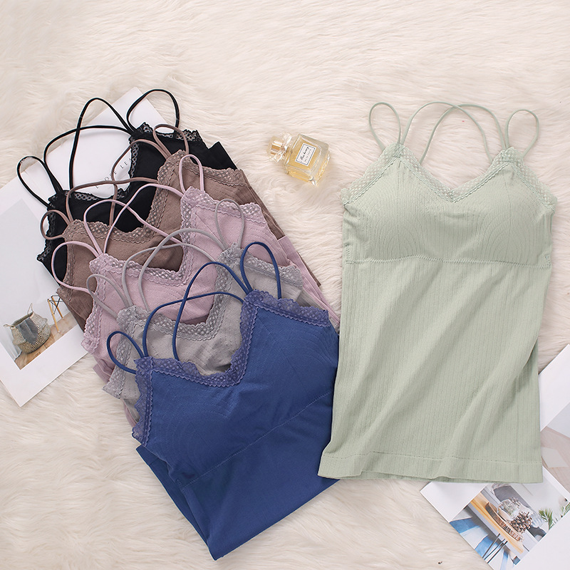 Women Padded Tank Top Seamless - T Shirt Bra Seamless recensione e prezzo