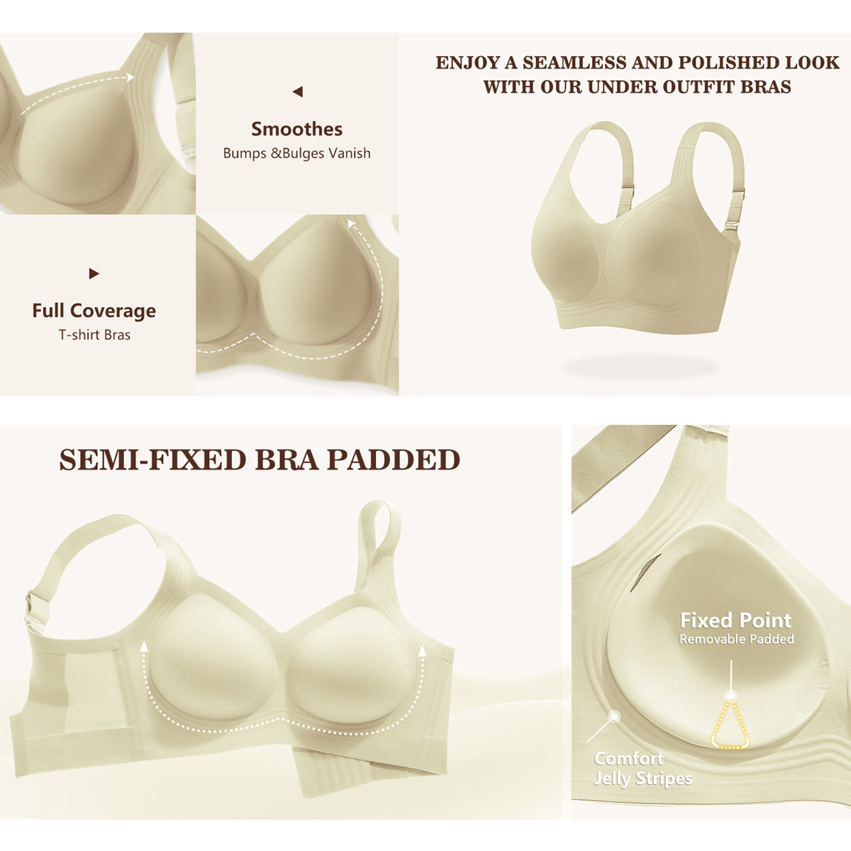 Women Wirefree Bras for Women  - Full Coverage Bra recensione e prezzo