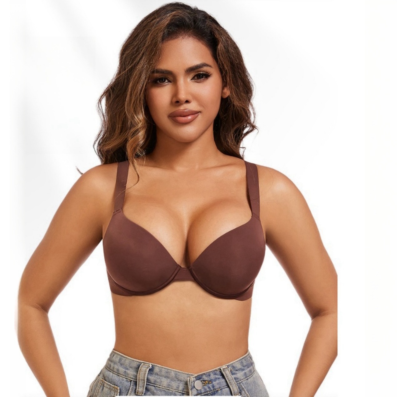 2025 Women's Plus Size Push Up - Demi Bra Balconette recensione e prezzo