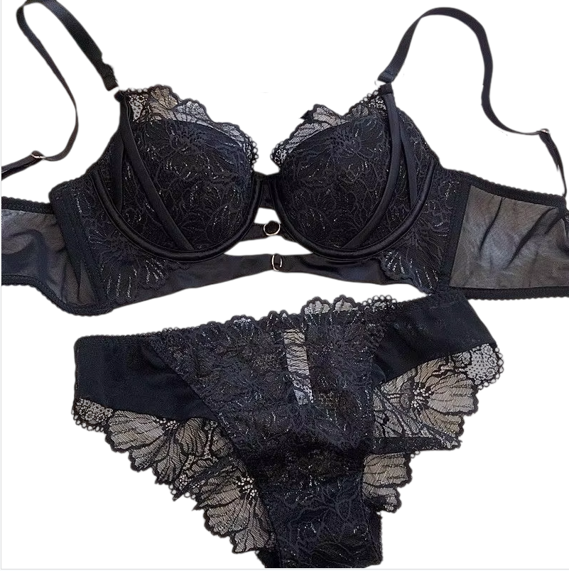 Sexy Hollow Lace Bra Set Large - Cotton Bra Everyday recensione e prezzo