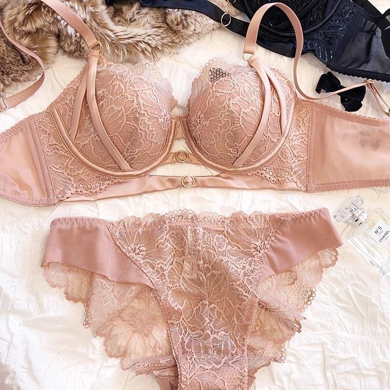 Sexy Hollow Lace Bra Set Large - Cotton Bra Everyday recensione e prezzo