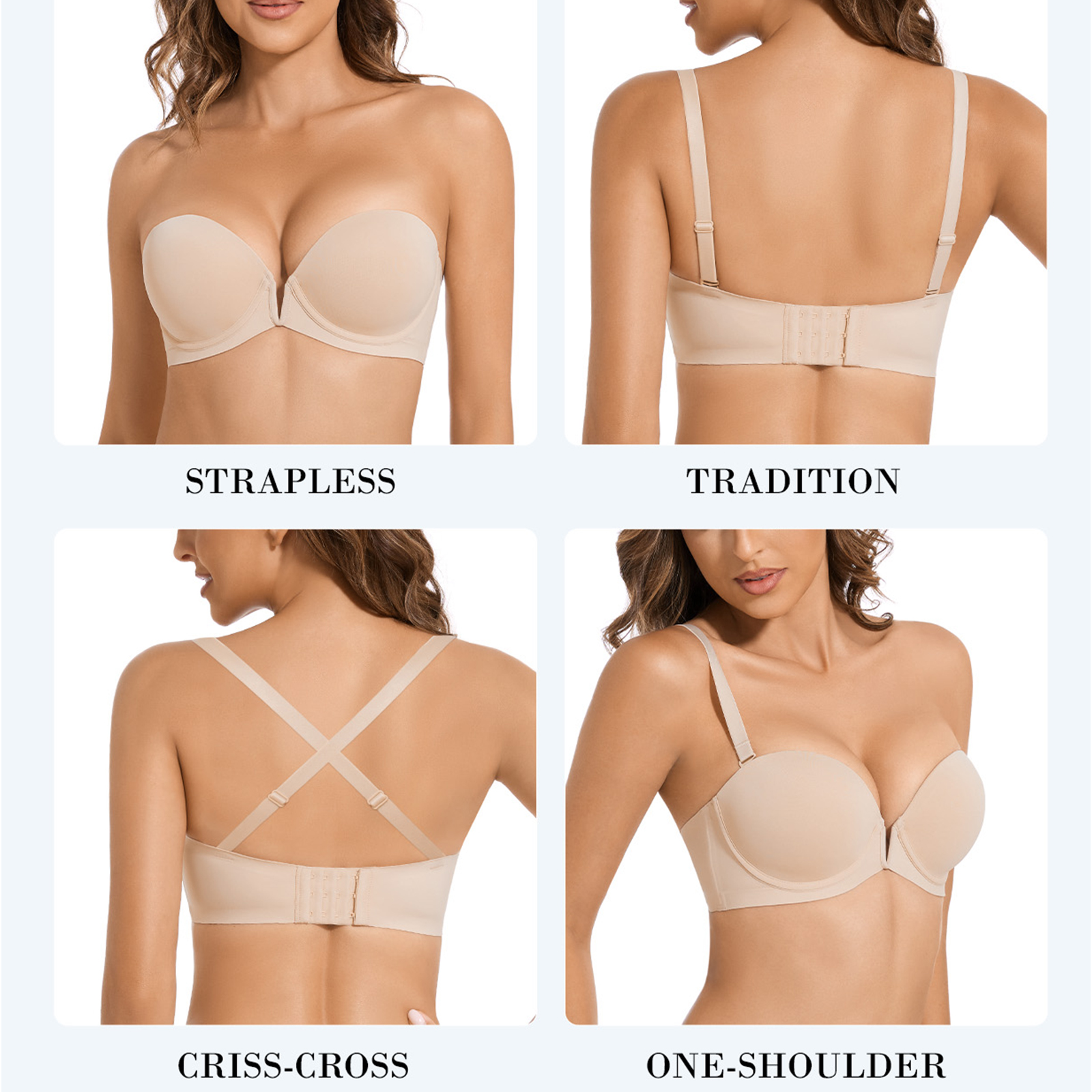 New Bra Push Up Underwire Ultr - Convertible Bra Multiway recensione e prezzo