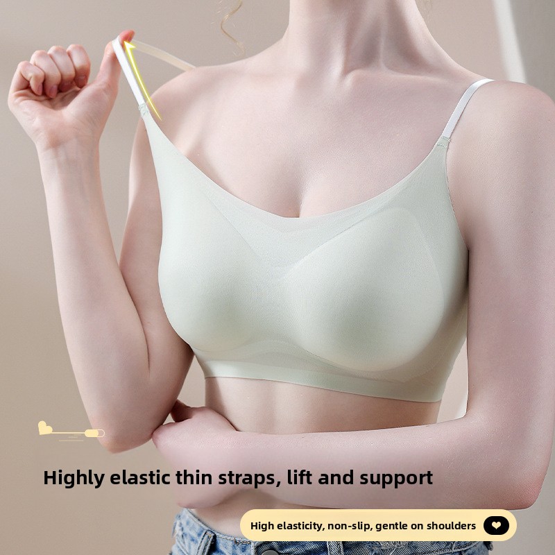 Ice Silk Sleep Bra Tank Top Wo - Sleep Bra Bralette recensione e prezzo