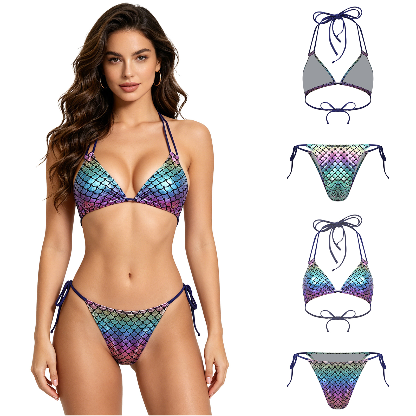 Women's Mermaid Bikini Swimsui - Underwire Bra Padded recensione e prezzo