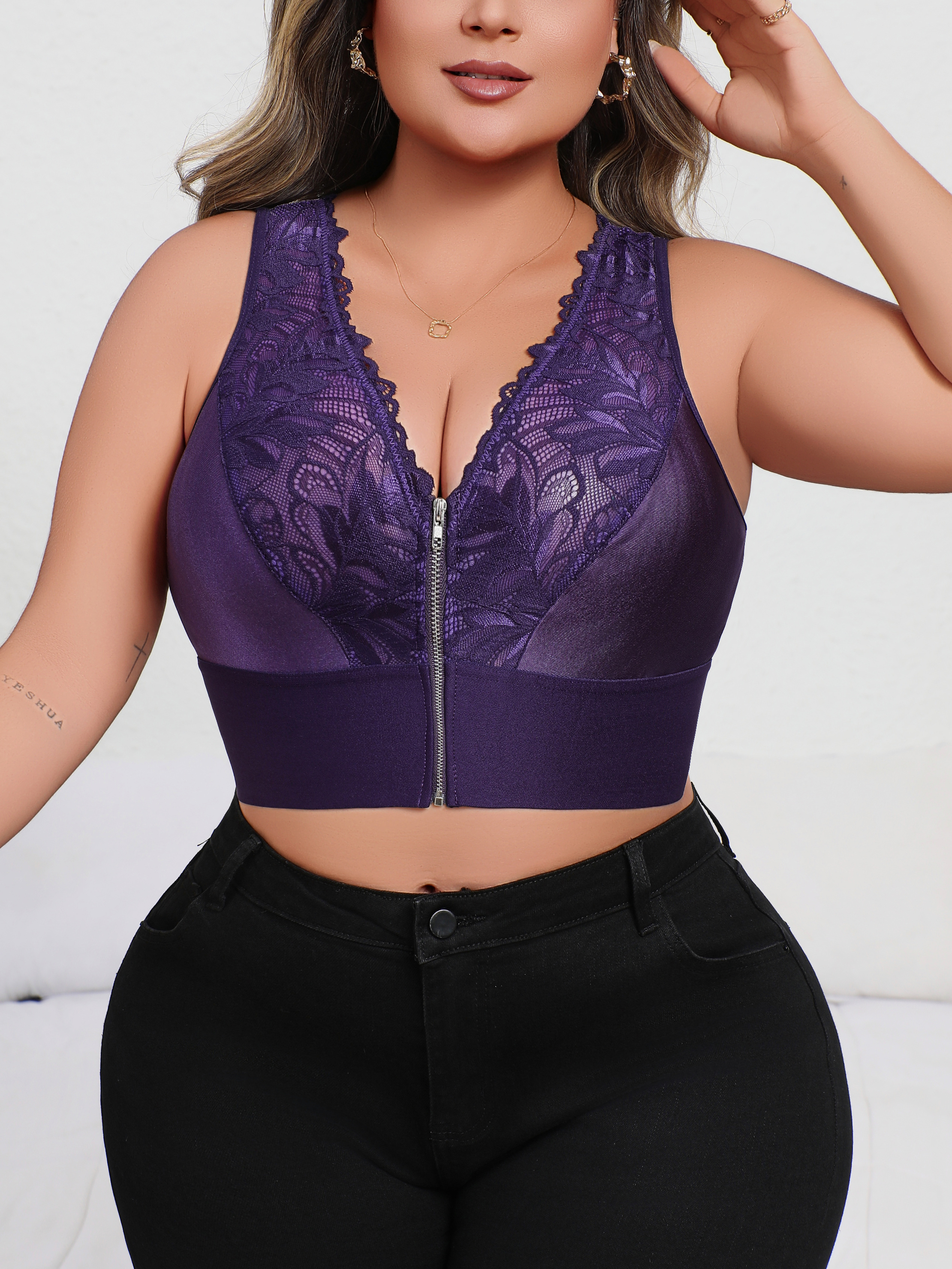 New Arrival Plus Size Sexy Pur - Plunge Bra Push Up recensione e prezzo