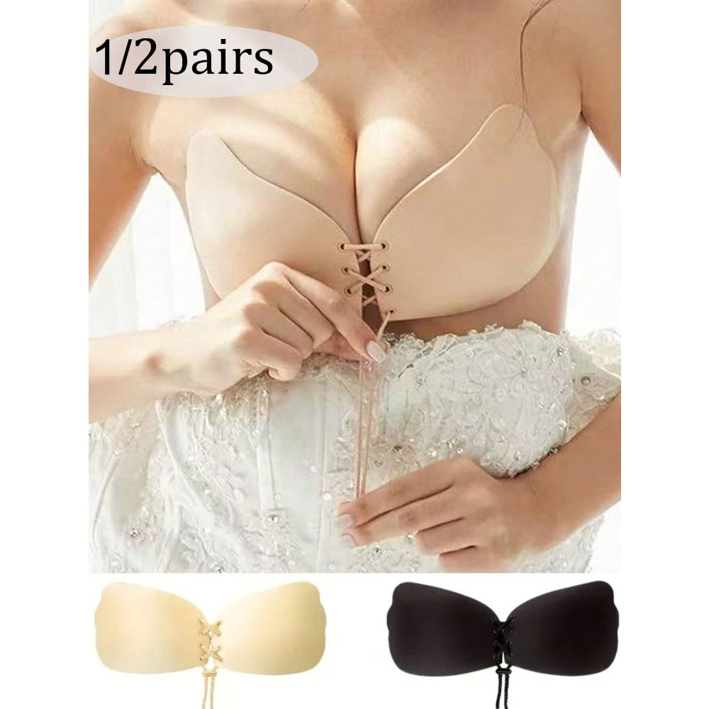 1/2pcs Wing-Shaped Adhesive Br - Push Up Bra Silicone recensione e prezzo